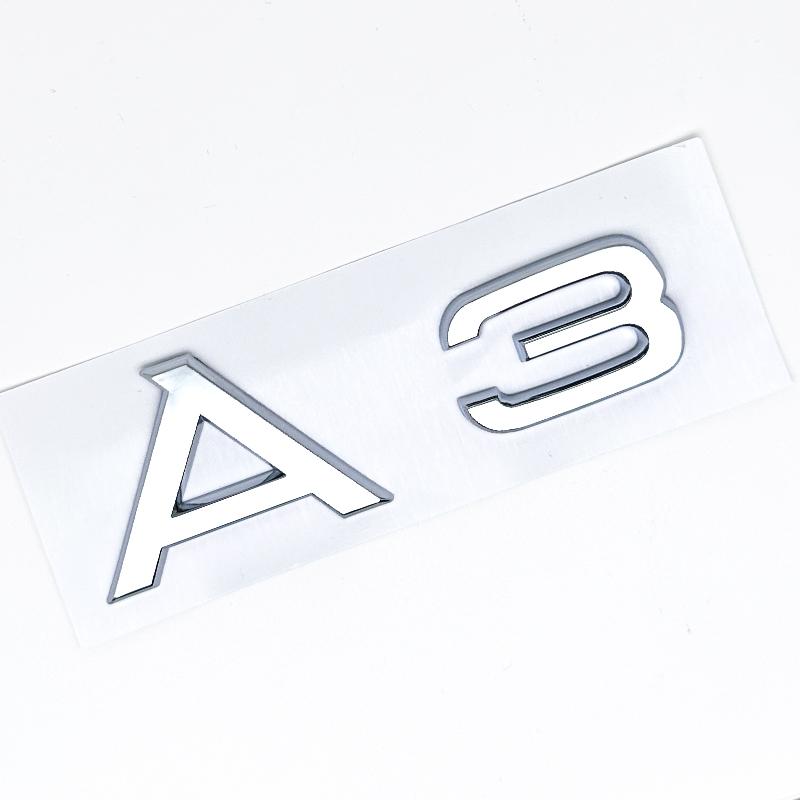 Car Trunk XF5 Sticker 3D ABS 2.0 2.5 3.0 4.0 5.0TDI 30 35 40 45 50 55 TFSI TDI For A1 A3 A4 A5 A6 A7 A8 Q2 Q3 Q5 Q7
