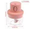Mini Electric Garlic Chopper Meat Grinder Garlic Masher Machine Sturdy Durable Crushed Ginger Vegetable Crusher Baby Food Maker