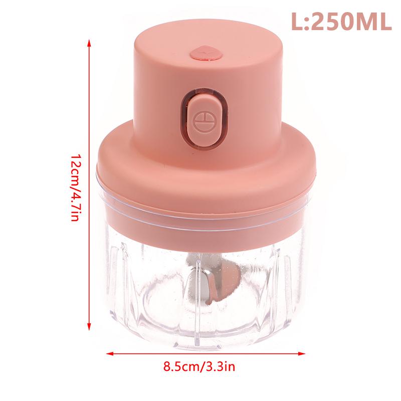 Mini Electric Garlic Chopper Meat Grinder Garlic Masher Machine Sturdy Durable Crushed Ginger Vegetable Crusher Baby Food Maker