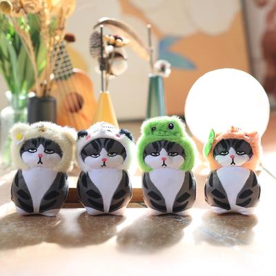 Niedliche süße Katze Anhänger Plüsch Spielzeug Puppe Kätzchen Tasche hängen Schlüsselanhänger Puppe Puppe