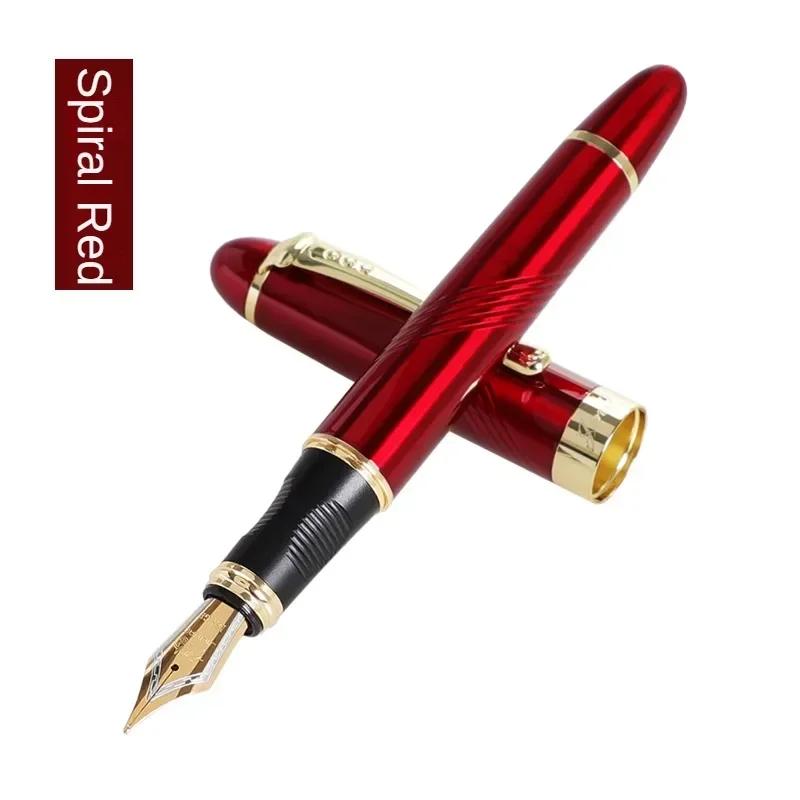 Jinhao X450 Fountain Pen Iraurita Nib Full Metal Golden Clip Luxury Pens Student Gift Stationery Office School Supplies