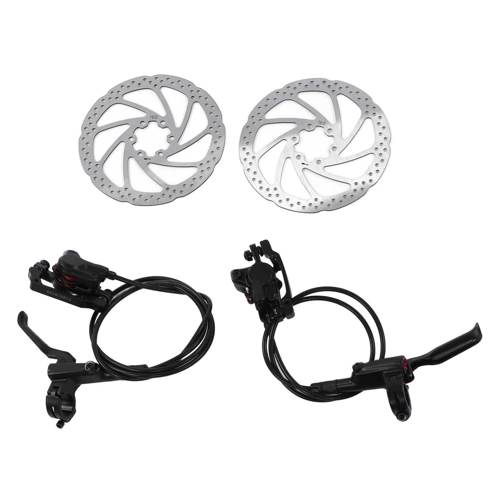 MEROCA Комплект дисковых тормозов для велосипеда Гидравлический дисковый тормоз для велосипеда Горный велосипед Передний Задний Велосипедный масляный диск