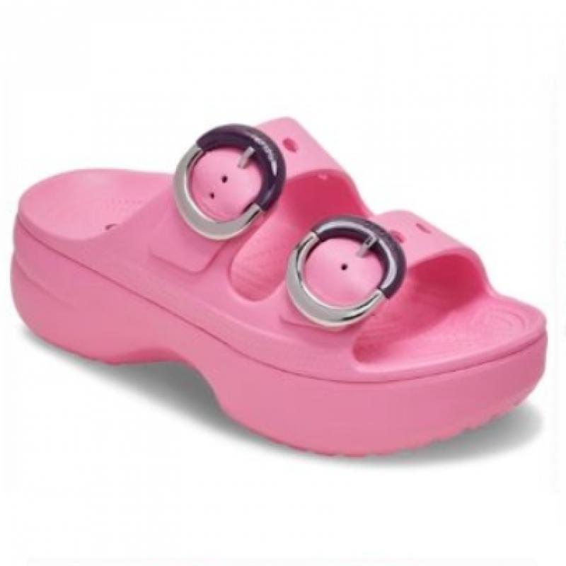 Crocs Saturday Platform Deep Died Buckle Sandal Women 213246 669