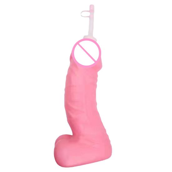 550ml Water Cup Large Capacity Funny Shape Leak-proof Easy To Clean Drink Water Carnival Prop Plastic Bachelor Party Spoof Water Cup Party Favor