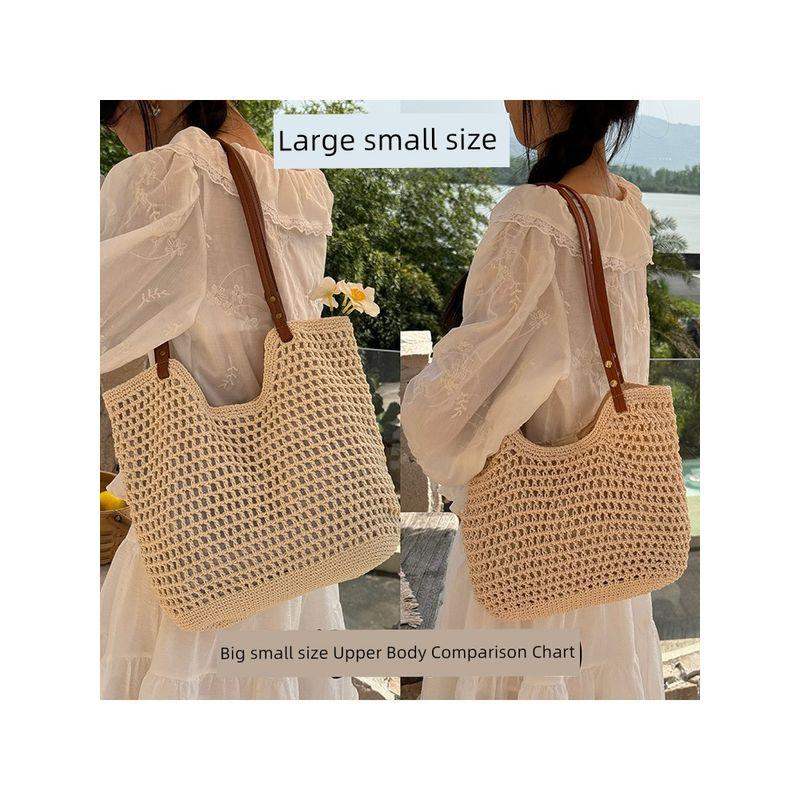 Bag Women's Seaside Holiday Handmade Woven Beach Bag