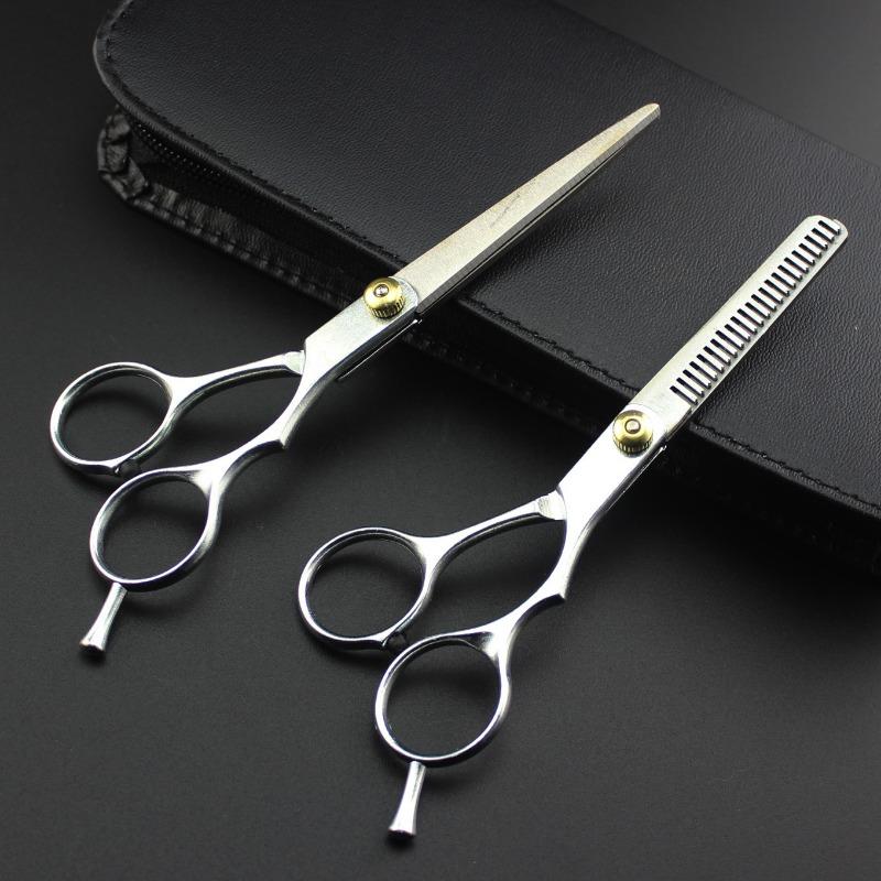 Professional Hair Cutting Scissors Home Hair Cutting Barber/Salon Thinning Shears Stainless Steel Hairdressing Black Golden