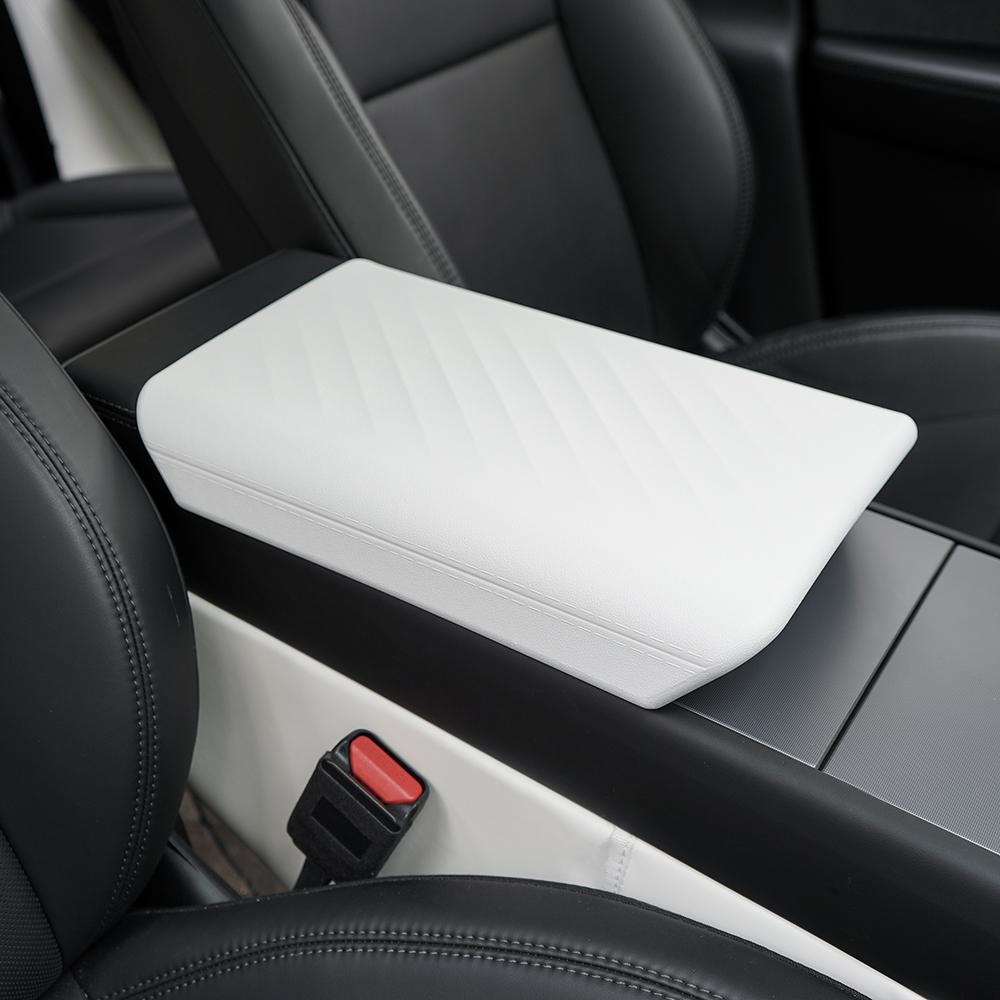 New Central Armrest Cover for Tesla New Model Y Juniper Launch 2025 Model 3 Highland 2024 TPE Soft Case Center Lid Accessories