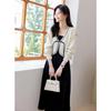 Ensemble Cardigan en Tricot et Robe Style Chinois Nouveau pour Femme ITISF4