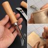 Cusătură ajustabilă pentru margini din piele Groover Piele Craft Groove Gouge Diy Tool