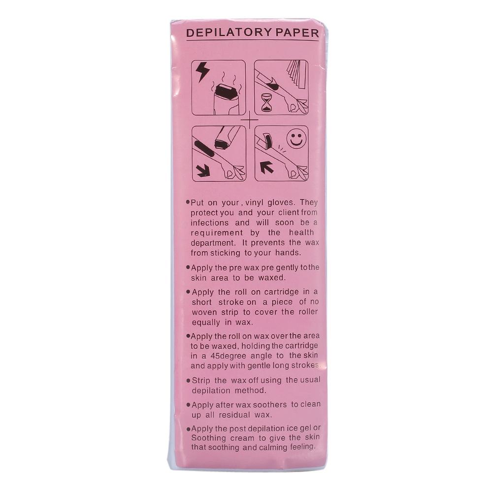 100Sheets/Bag Leg Arm Armpit Hair Removal Depilatory Nonwoven Epilator Waxing Strip Paper