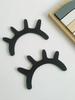 Home Decoration Supplies Wall Decoration 3D Three-dimensional Wooden Eyelash Ornaments Wall Decoration 2 Pieces 1 Set