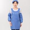 Women's Hair-Resistant, Stain-Proof Sleeveless Apron with Hat - Solid Color and Embroidered Design