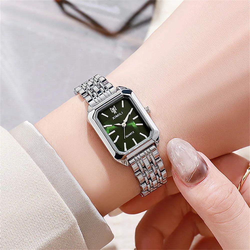 Luxury Quartz Woman Wristwatch Stainless Steel Band Watches Ladies Business Fashion Casual Watch for Women