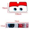 130x70 Cartoon Car Solar Protection Heated Windshield Sunshade Car Window Windscreen Cover Sun Shade Auto Sun Visor