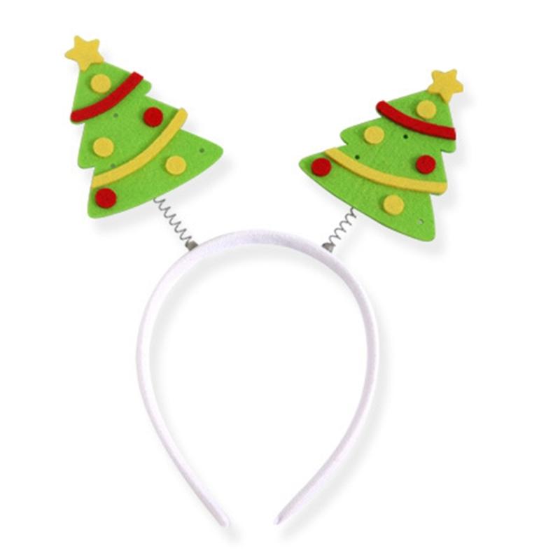 Fluorescent Hairband For Nighttime Event Soft Elastic Noctilucence Hairhoop for Christmas Party Gathering