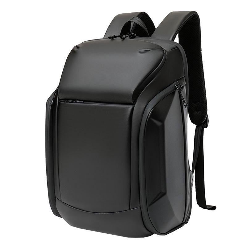 Unisex Luxus Motorrad Rucksack mit großer Kapazität und EVA Hartschale - Trendiges Design mit vollständiger Öffnung