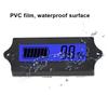 12 84V GY 6G Battery Power LCD Display Voltage Meter Voltmeter with Light Alarm (Blue Light)