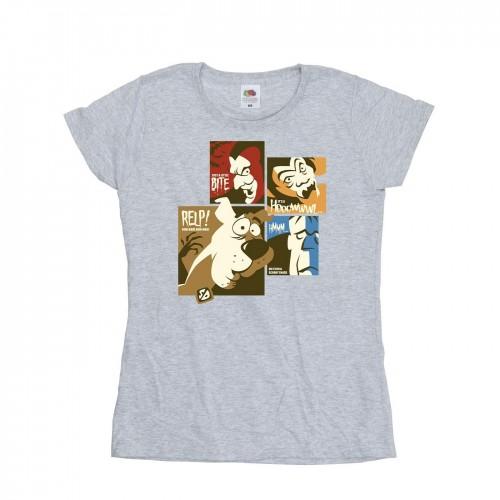 Scooby Doo Womens/Ladies Squares Faces T-Shirt