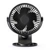 LACITA ENERFAN Portable Magnetic Desk Fan with USB Rechargeable Manual Oscillation Clip-On 360-Degree