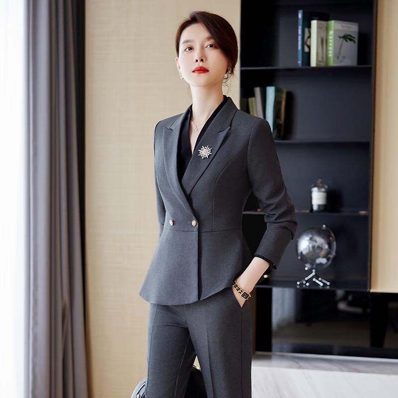 Women's Professional Blazer Suit Set