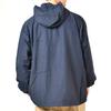 Champion Hooded Anorak Mesh Script Logo Size XL Men's Jacket, Water-Repellent, Lining, Embroidery, Navy, (C3-R603)