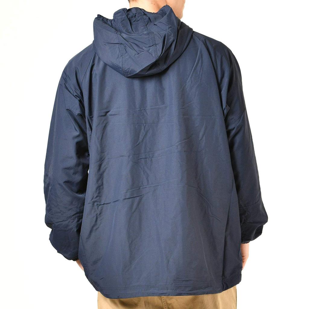 Champion Hooded Anorak Mesh Script Logo Size XL Men's Jacket, Water-Repellent, Lining, Embroidery, Navy, (C3-R603)