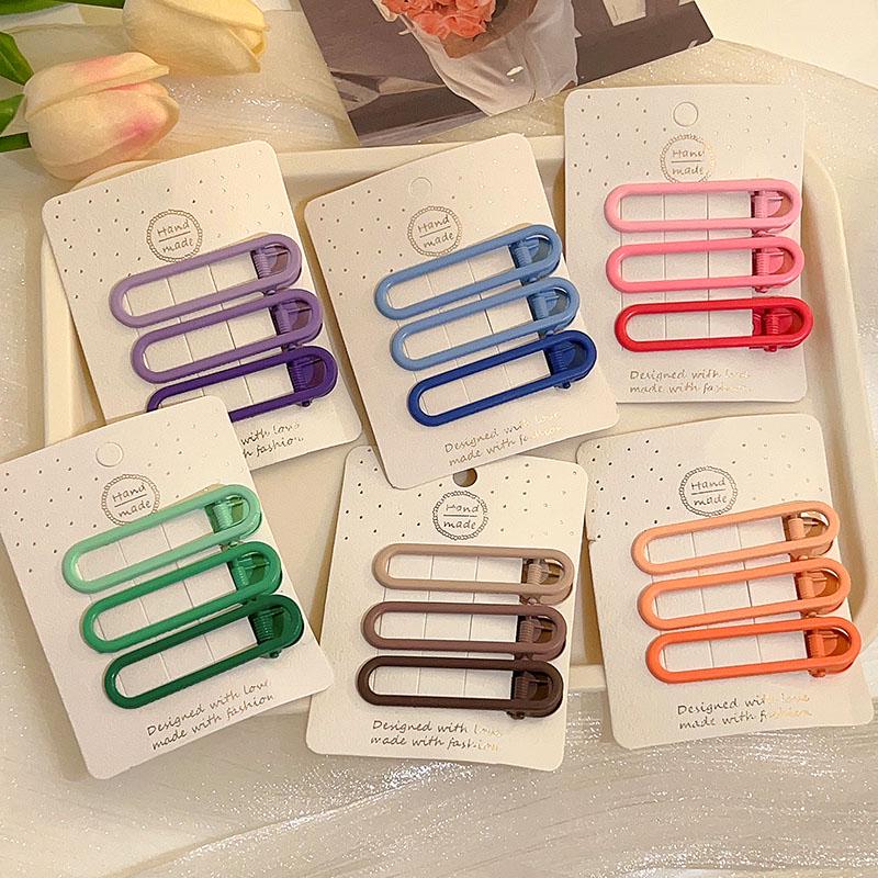 2026 New Style Colorful Duckbill Bangs Hair Clip - Women's & Children's Hair Accessory