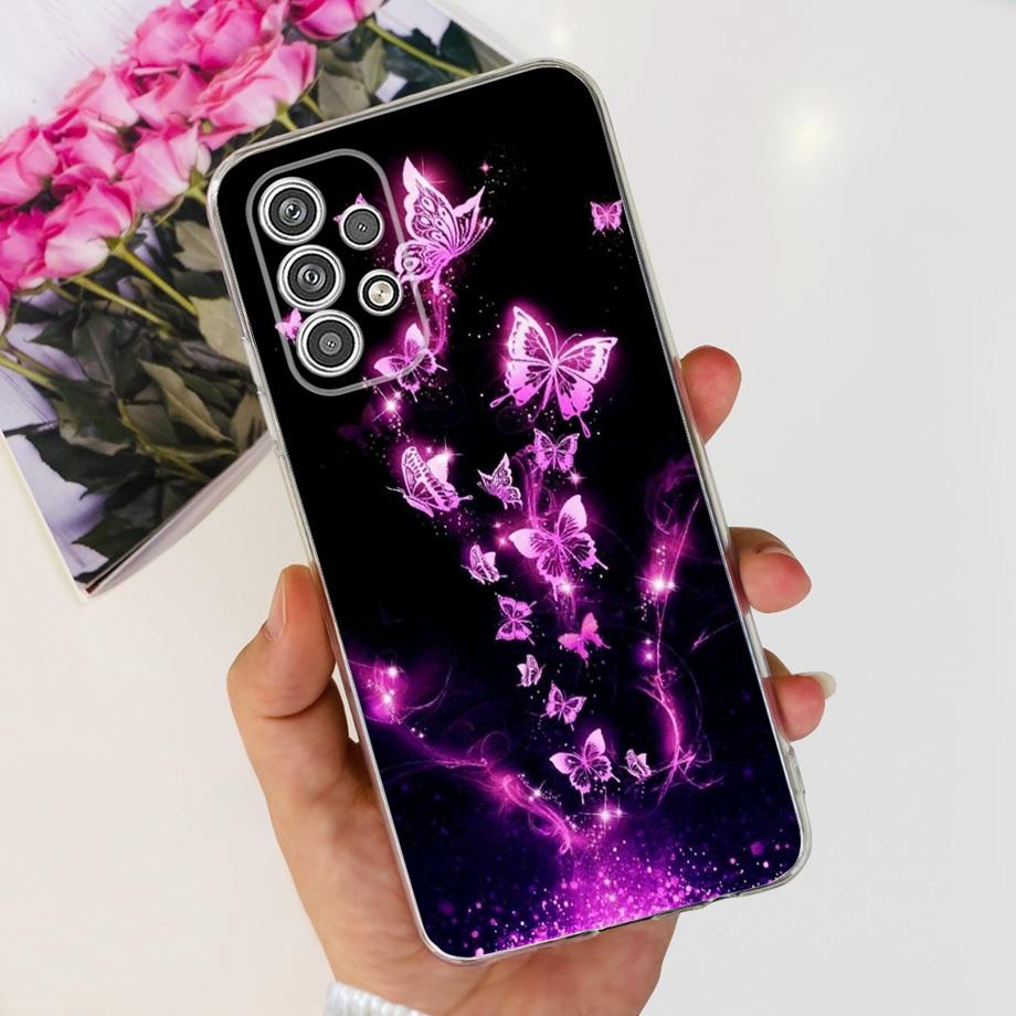 For Samsung Galaxy A23 5G case Halloween Skeletons Phone Cover Soft TPU Lovely Cartoon Jelly Funda Para Samsung A23 4G A 23 4G