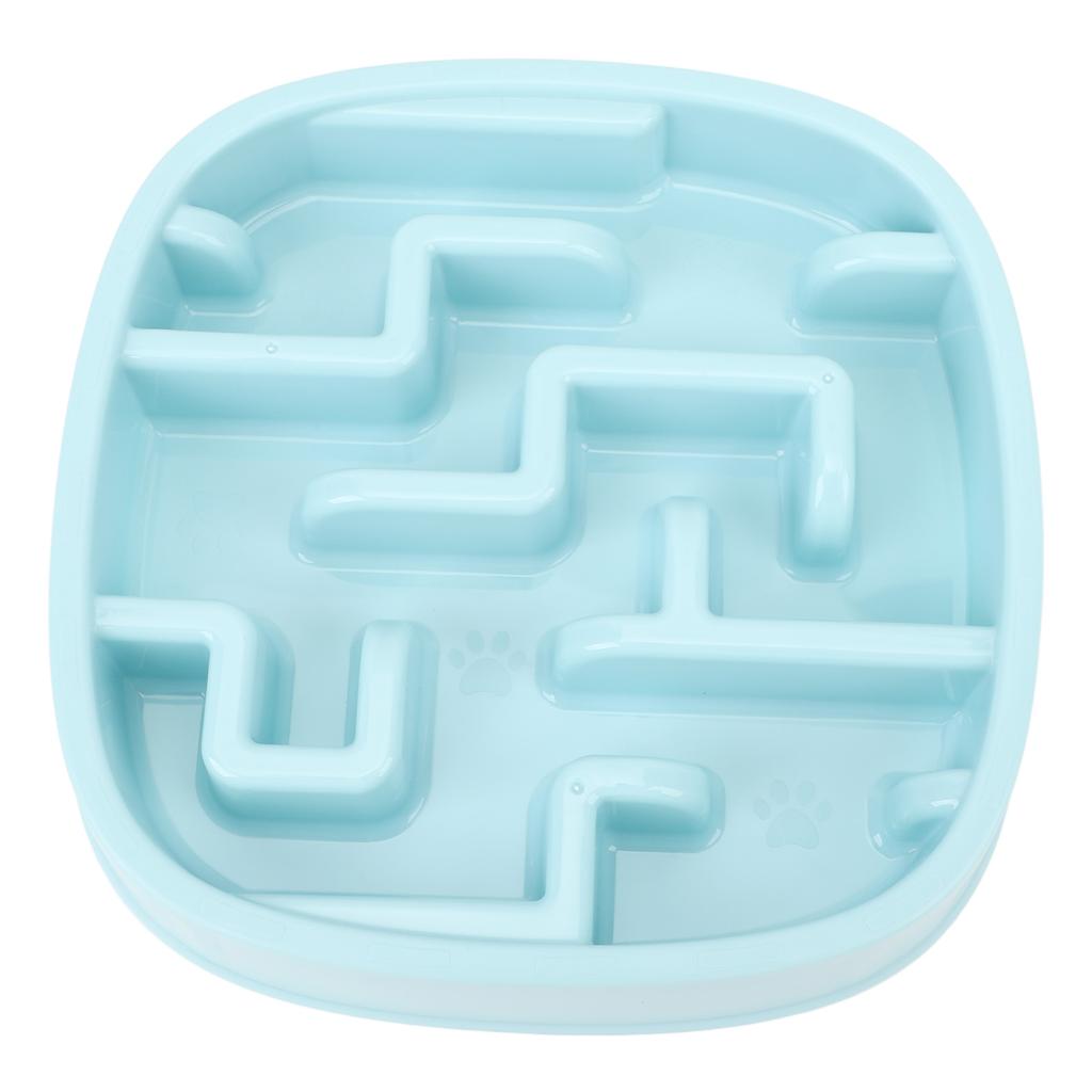 Langsamfresser Hundenapf PP Quadratisch Langsameres Fressen Verhindert Ersticken Gesunde Futter-Fütterungsschüssel