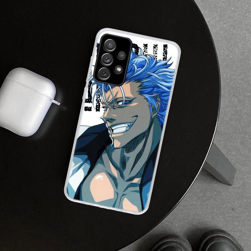 Grimmjow 6 Bleach Phone Case Cover for Samsung Galaxy A12 A22 A32 A52 A72 A02S A51 A50S A31 A20S A10S Note 20 Ultra 10 Plus Gala
