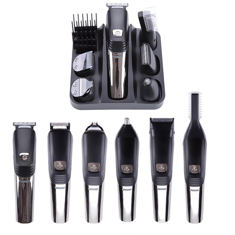 Waikil 6-in-1 Multifunctional Electric Grooming Kit: Hair Clipper, Razor, Body Hair Trimmer