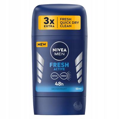 Nivea Men Deodorant Deotic Fresh Active 40ml dla mężczyzn, 1 sztuka, 50g