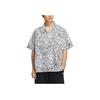 adidas Originals Trefoil SS22 Printed Casual Short-Sleeve Shirt Men Tops White HR6450