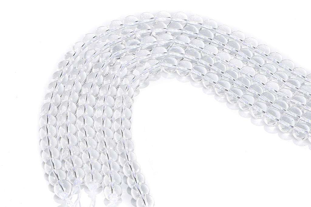 3A synthetic quartz crystal sold as a whole string 38 Natural stone beads Power stone mm [SmileStone] High-quality (approx. cm) (10 (synthetic quartz)