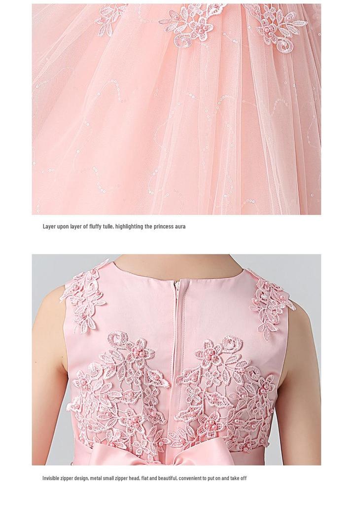 Prinzessinnenkleid für Mädchen: Aufgeplustertes Blumenkostüm, Hochzeits- & Formalkleidung