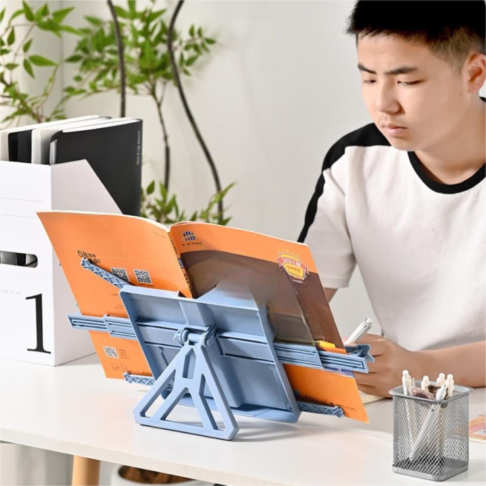 with Clip Lifting Landing Book Stand Adjustable Angle Book Holder Reading Bookshelf  Office
