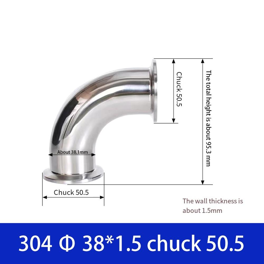 Fiting Sanitar Cot Compatibil Tri Clamp cu Conexiune în Unghi Drept