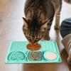 Lick Pads For Dogs Silicone Puppy Licking Mat Non-slip Slow Feeder Bowl Interactive Puzzle Toy For Mental Stimulation Sensory