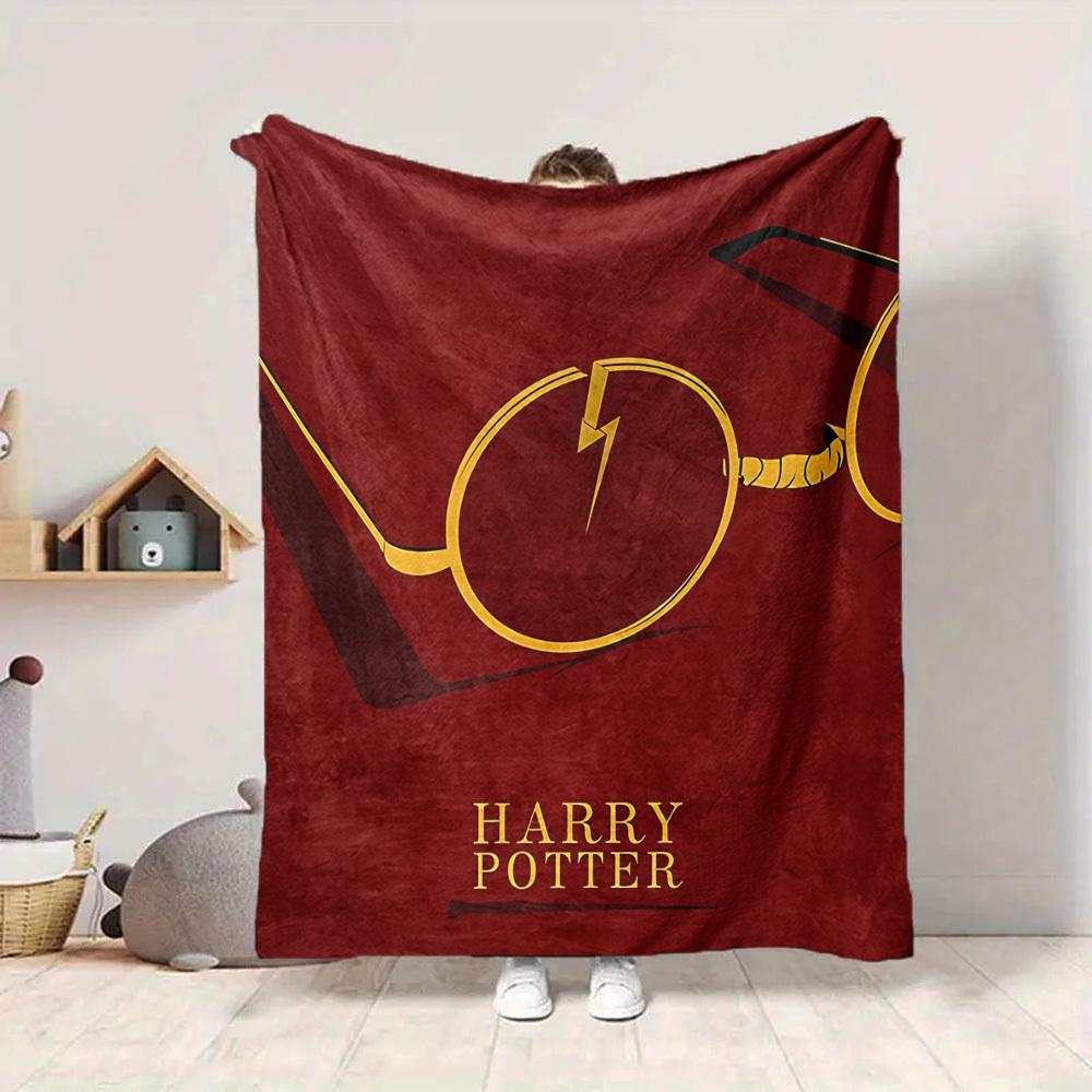 1pc Harry Potter Soft Skin-Friendly Flannel Blanket with Digital Printing, Various Sizes Available for Family, Friends, Birthday