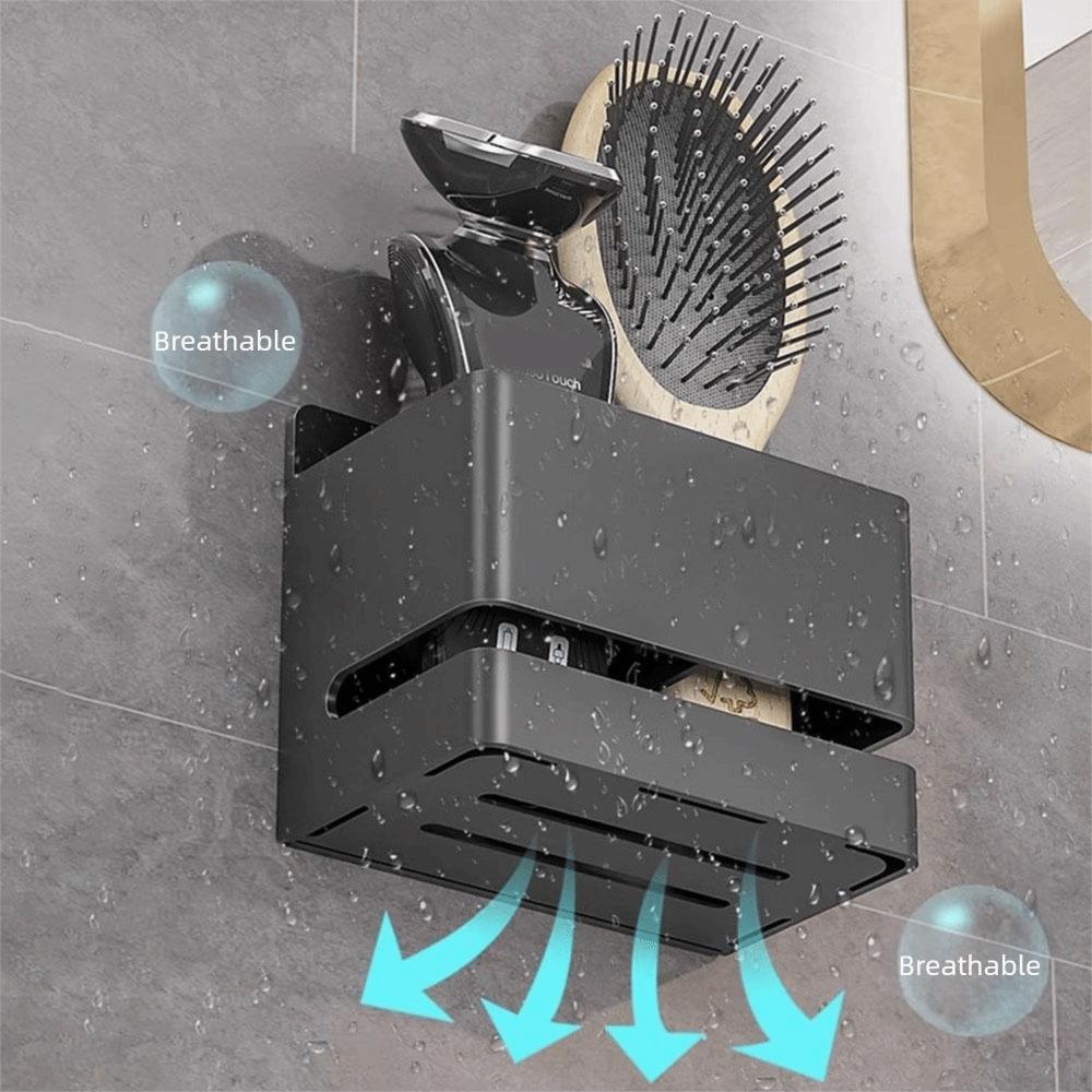 Wall Mounted Toothbrush Holder Punch Free Razor Storage Rack Practical Toothpaste Holder  Kitchen