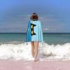 Artistic Swimming Cat Towel, Durable Microfiber Quick Dry Soft Absorbent Summer Essential for Travel Shower Pool Camping