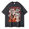 2026 One Piece Luffy 2026 New Hot Summer Graphic T Shirt Men Vintage Wash Streetwear Women Tee Summer Casual Tops Harajuku Y2k
