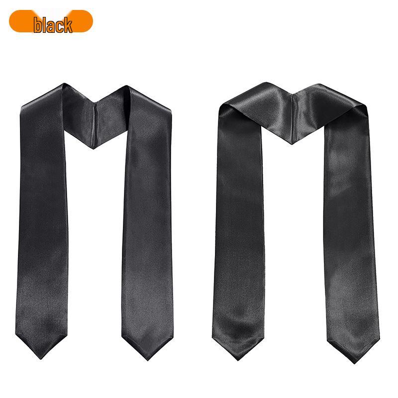 European & American Graduation Stole with Custom Embroidery or Heat-Printed Logo