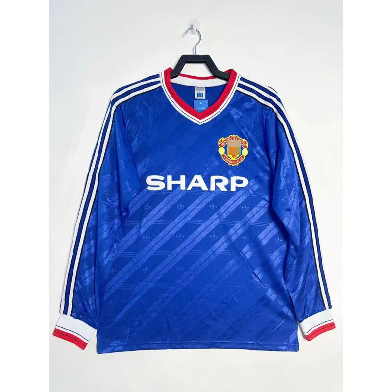 Red Devils 0406 Manchester United Premier League Jersey No. 7 C Ronaldo Long Short Sleeve  Rooney 08-09 Champions League Edition Manchester United