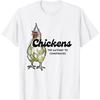 HARCEWBK Hühner Das Tor zu Verschwörungen T-Shirt
