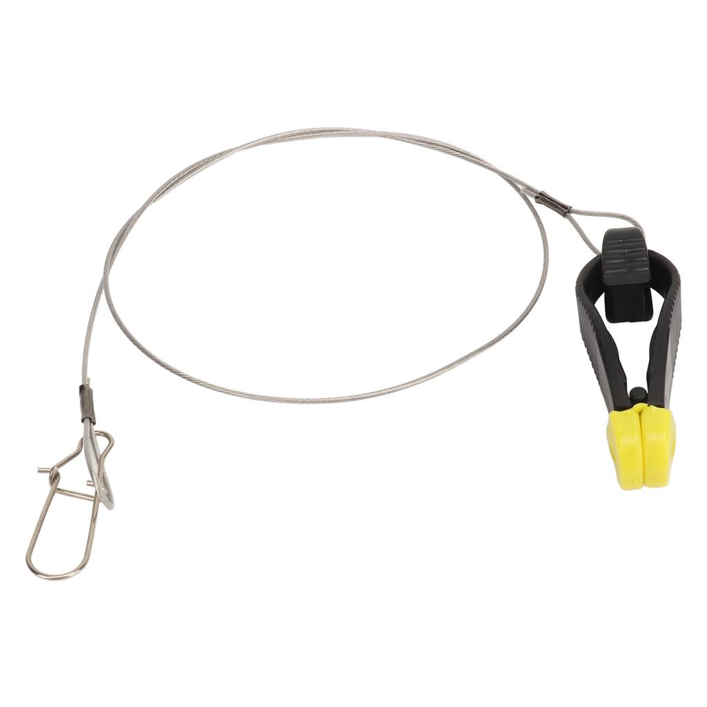 Schnurfreiklemmen mit 17,5 Zoll er U-Typ Schnappverschluss Stromlinienförmiges Design Power Grip Schnurfreiklemme für Boots-Trolling