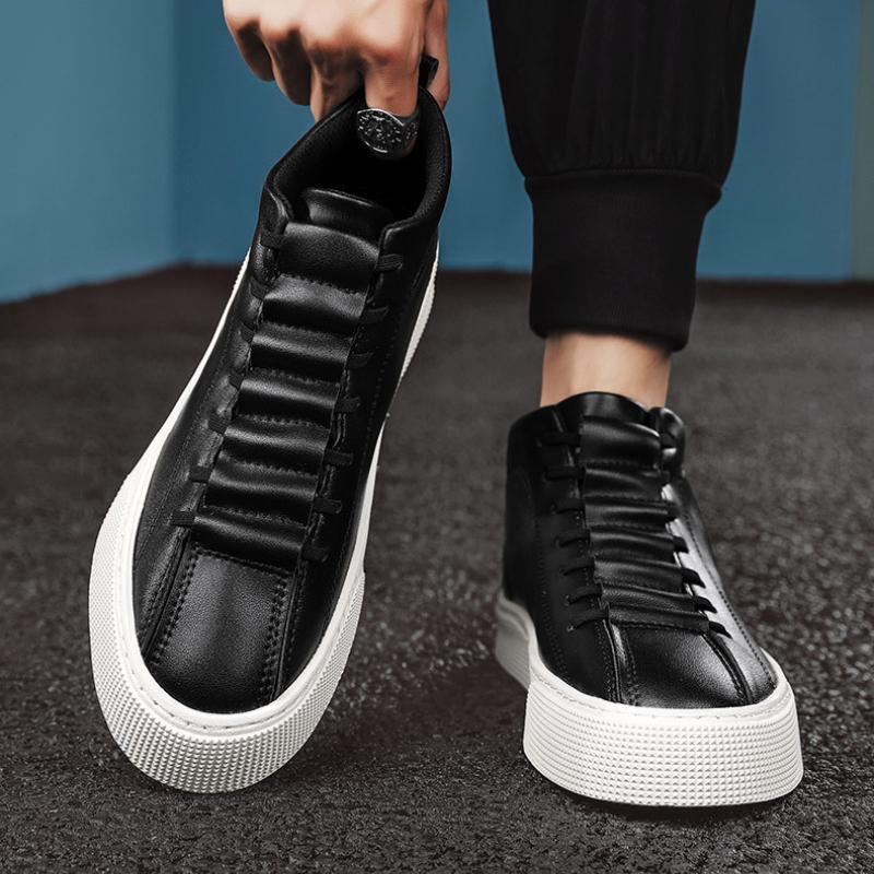 High-top Casual Shoes for Men Fashion Non-slip Men Ankle Boots Comfort Versatile Sneakers High Quality Outdoor Men Walking Shoes