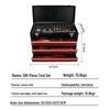 108-Piece 3-Layer Drawer Hardware Tool Box: Household Repair Set with Socket Wrench