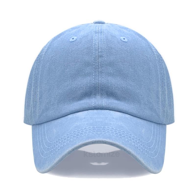 

Custom Baseball Cap For Men Women Monogram Embroidery Letter Text Vintage Washed Cotton Dad Hat Adjustable