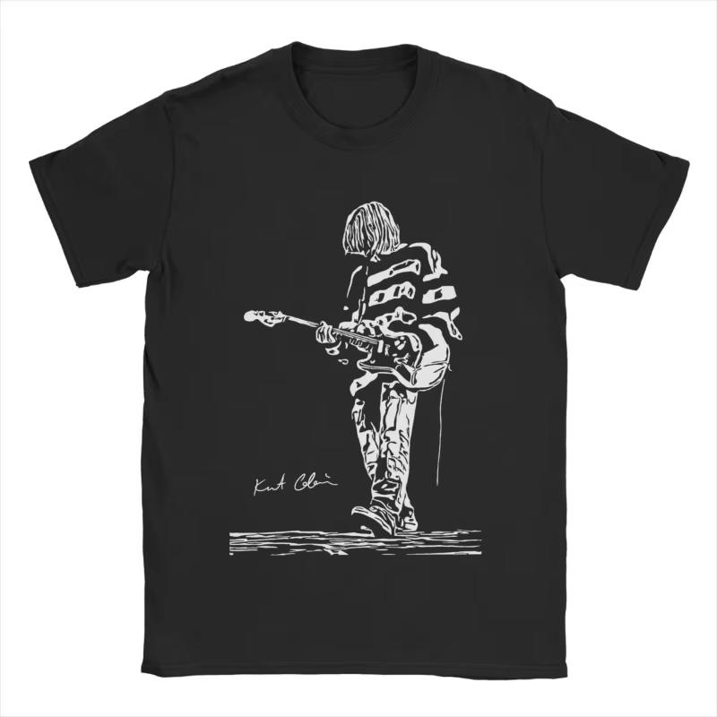 

Fun Casual Guitar-printed Cotton Short-sleeved Fun Streetwear for Both Men and Women Multi-purpose Suitable for Harajuku 4XL